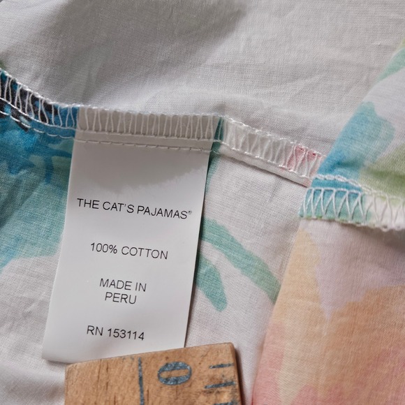 The Cats Pajamas Floral Hummingbird Set Women's Size S Sleepwear - Picture 11 of 15